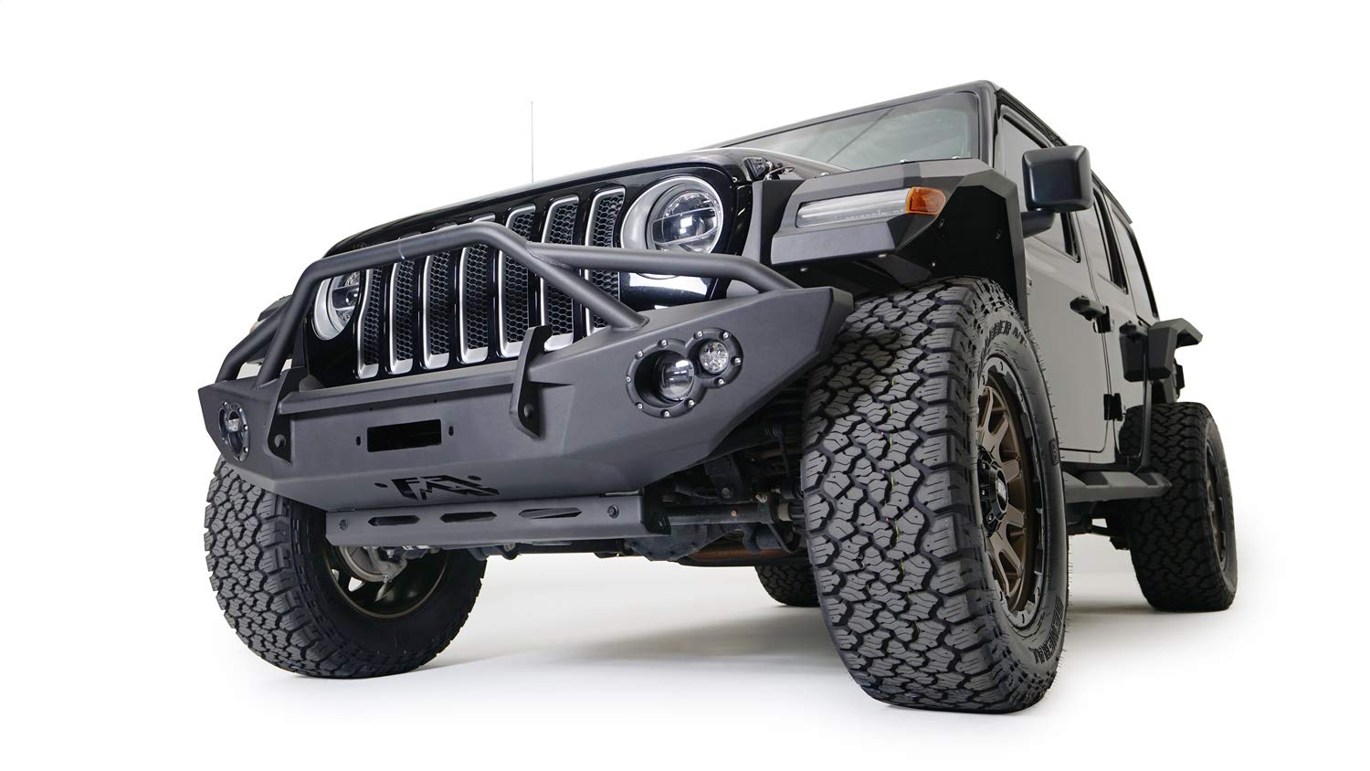 M6250-1 Fab Fours Inc. Sway Bar Cover Fits Jeep Wrangler, Black