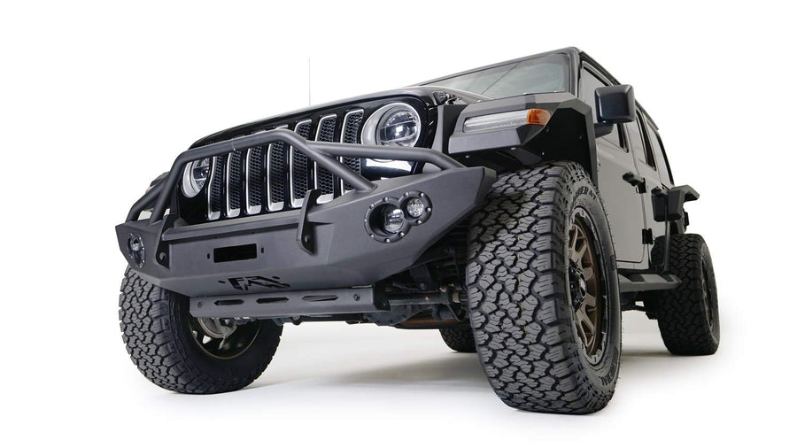 M6250-1 Fab Fours Inc. Sway Bar Cover Fits Jeep Wrangler, Black