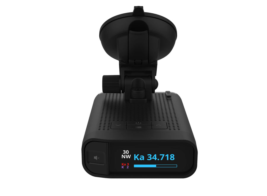 Radenso Extreme Range DS1 Radar Detector - Magnet Mount, Bluetooth, Color OLED Display, Less False Alerts, Auto GPS Lockouts, USA Technical Support