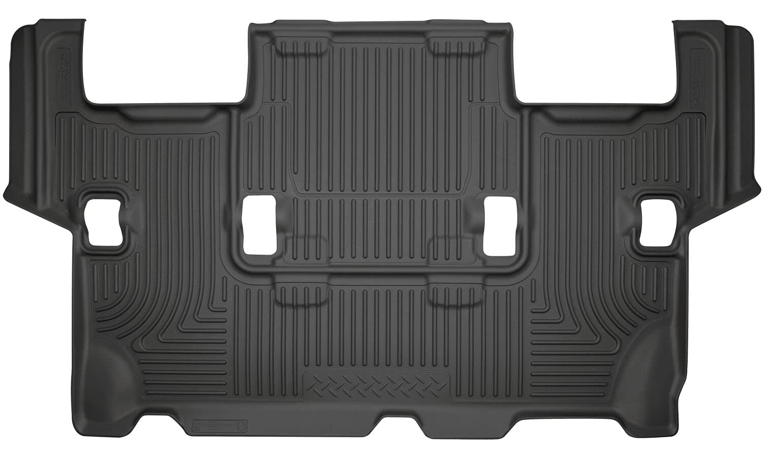 Husky Liners Floor Mats X-act Contour | Fits 2011-2017 Ford Expedition & Lincoln Navigator | 3rd Row, 1-pc Black - 55561