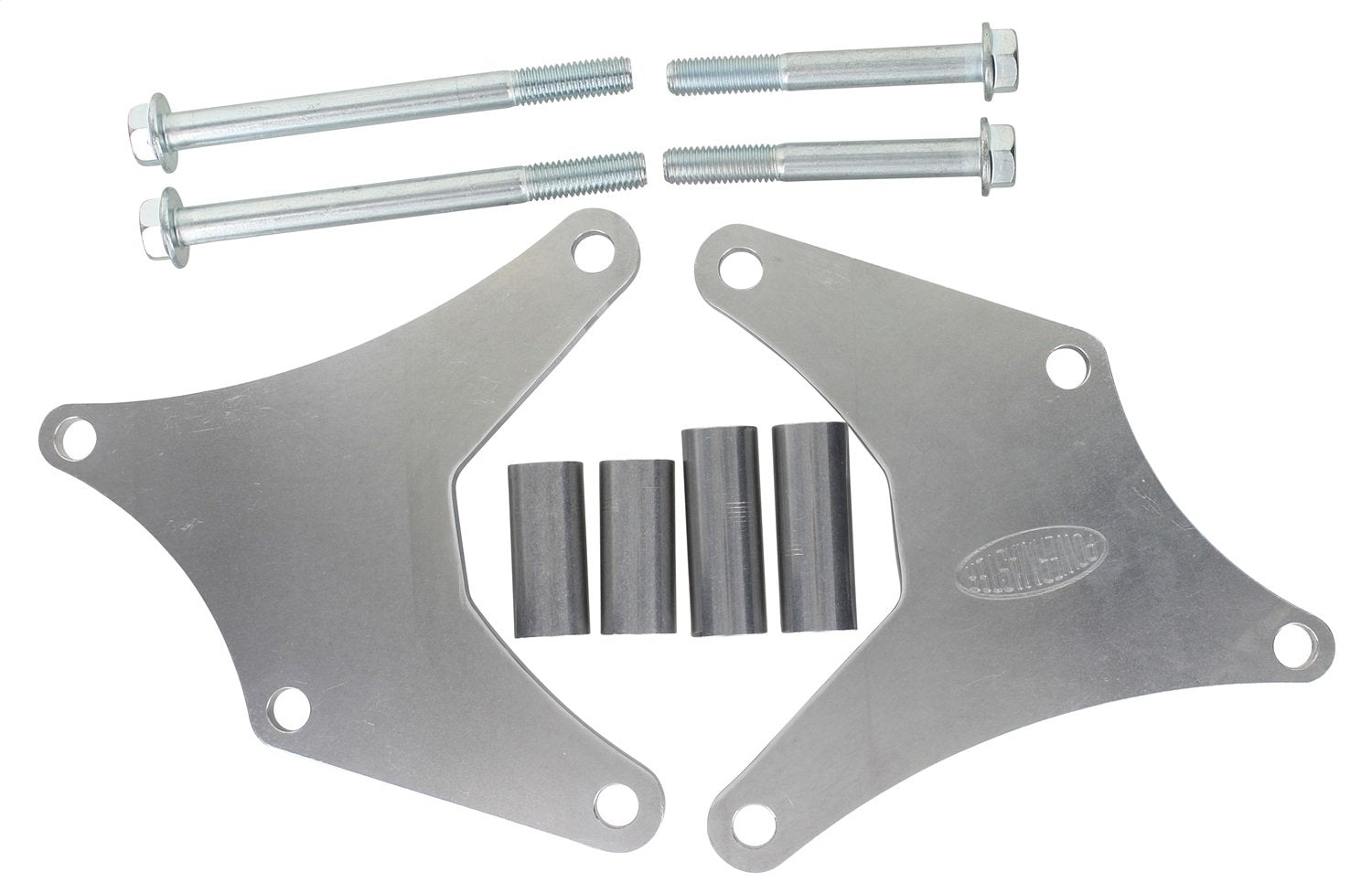 Bracket Powermaster Billet Aluminum LSX High Mount Driver Side 4.8L/5.3L/6.0L/LS Truck w/(2) 2" Spools Alt's