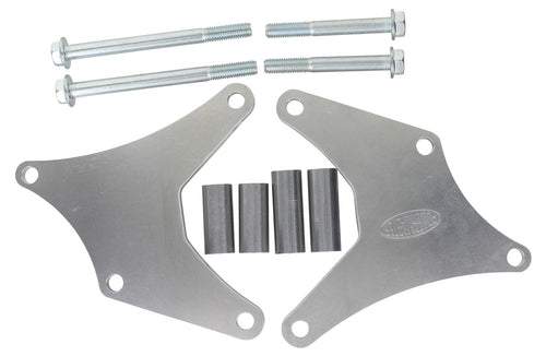 Bracket Powermaster Billet Aluminum LSX High Mount Driver Side 4.8L/5.3L/6.0L/LS Truck w/(2) 2" Spools Alt's