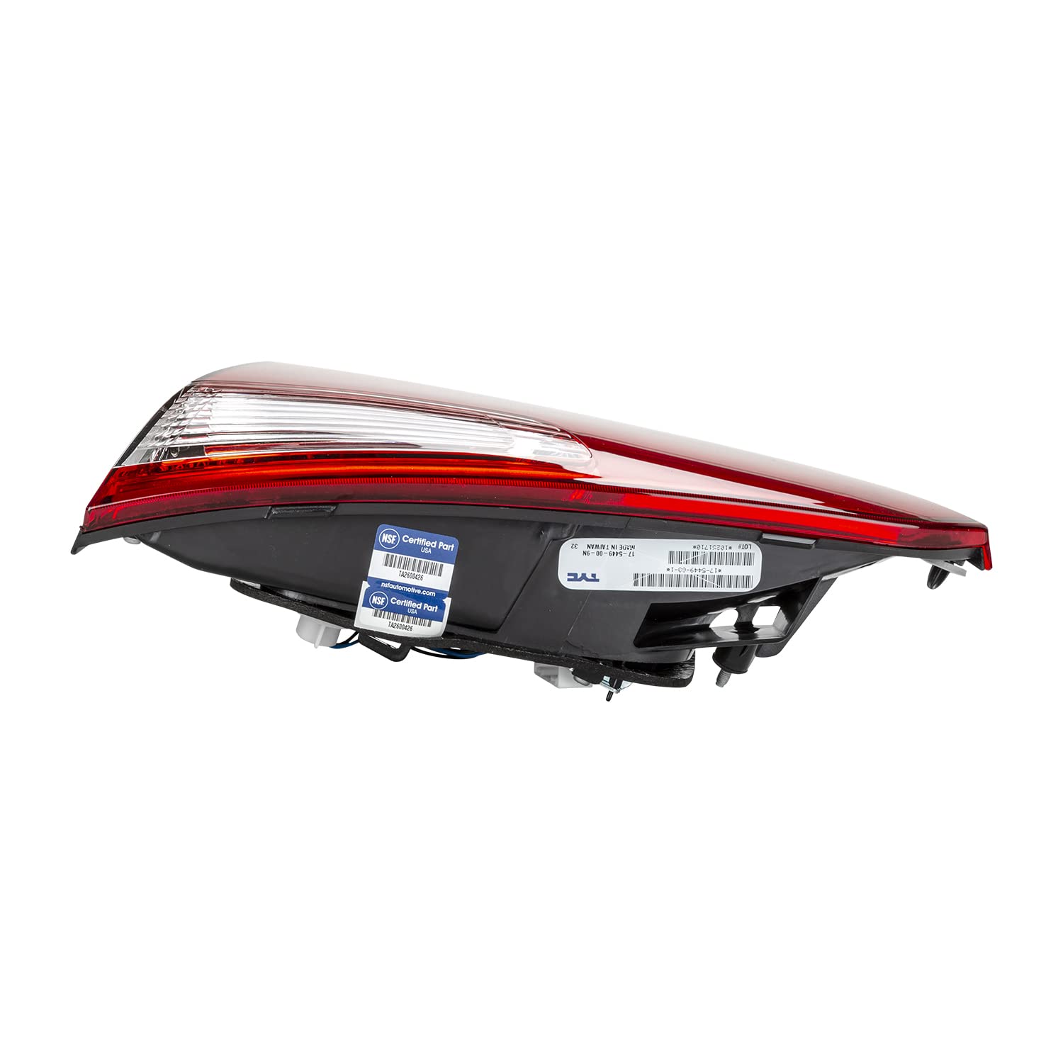 Right TYC Tail Light Assembly Compatible with 2014-2016 Kia Forte