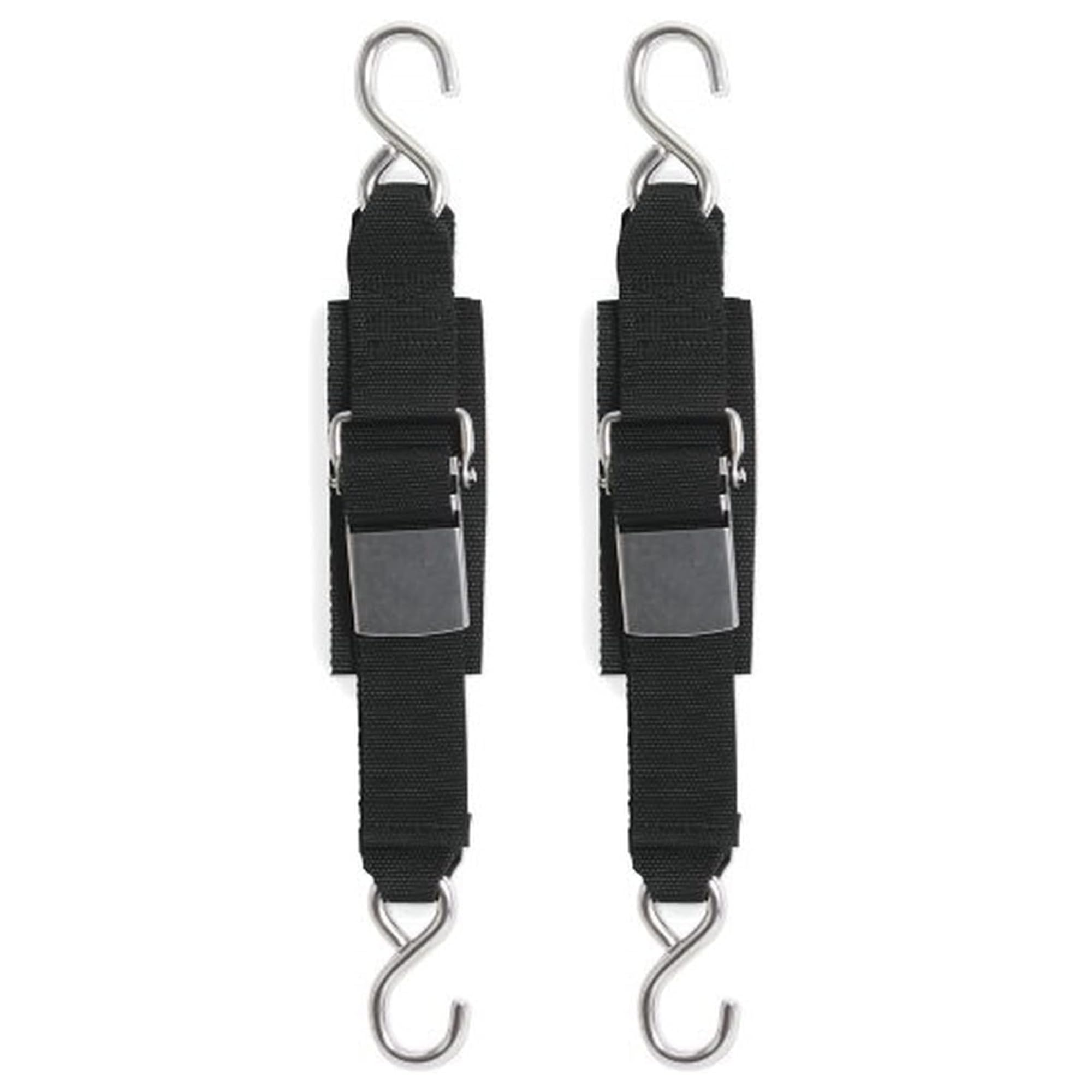 Kwik-Lok BoatBuckle Stainless Steel Transom Tie-Down, 2-Inch x 2-Feet