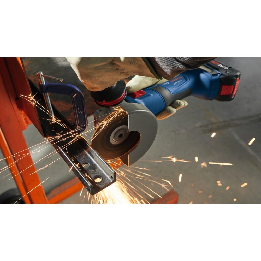 18V X-LOCK Bosch GWX18V-8N Brushless 4-1/2 In. Angle Grinder with Slide Switch (Bare Tool)