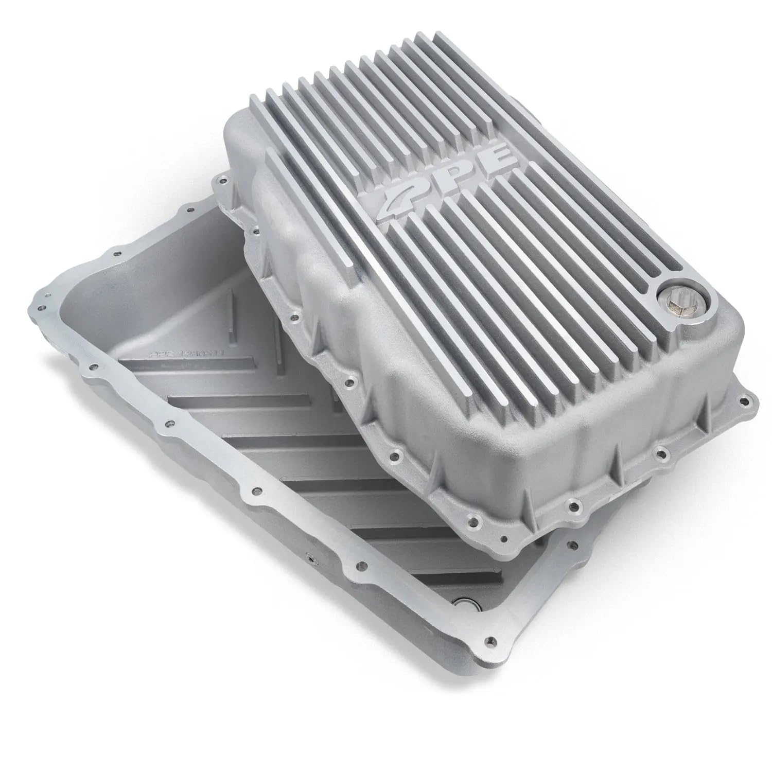 128051100 PPE Deep Heavy Duty Transmission Pan (RAW) Compatible for 2020+ GMC Sierra 1500 or 2020+ Chevy Silverado 3.0L with Allison 10L80 Transmission