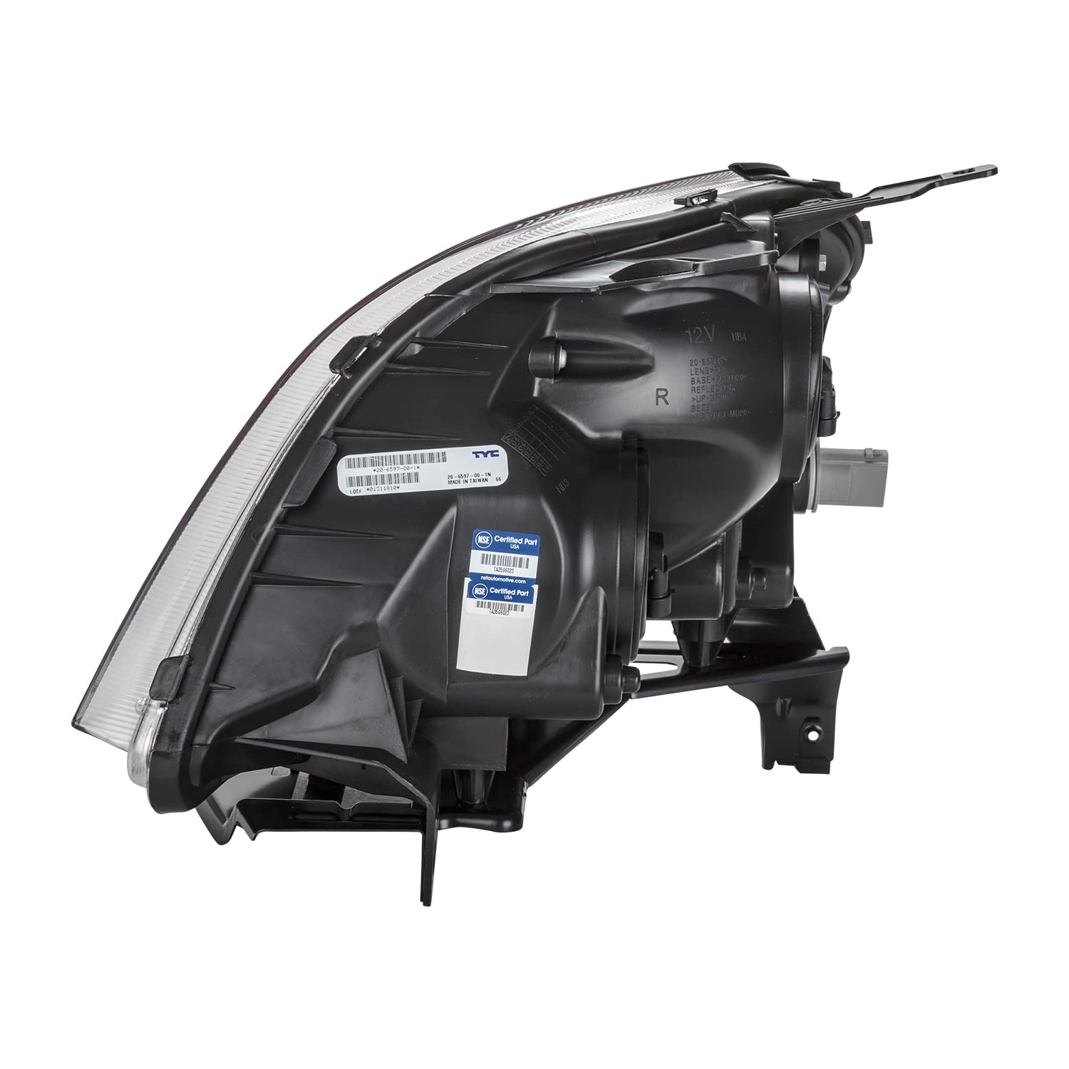 Right TYC Headlight Assembly Compatible with 2005-2007 Ford Five Hundred