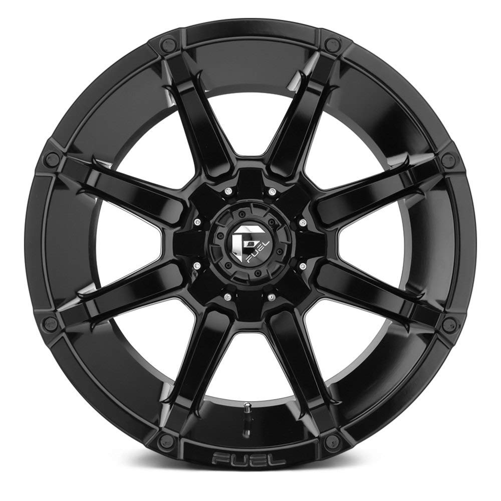D575 FUEL Coupler Black Wheel with Painted (18 x 9. inches /5 x 114 mm, -12 mm Offset)
