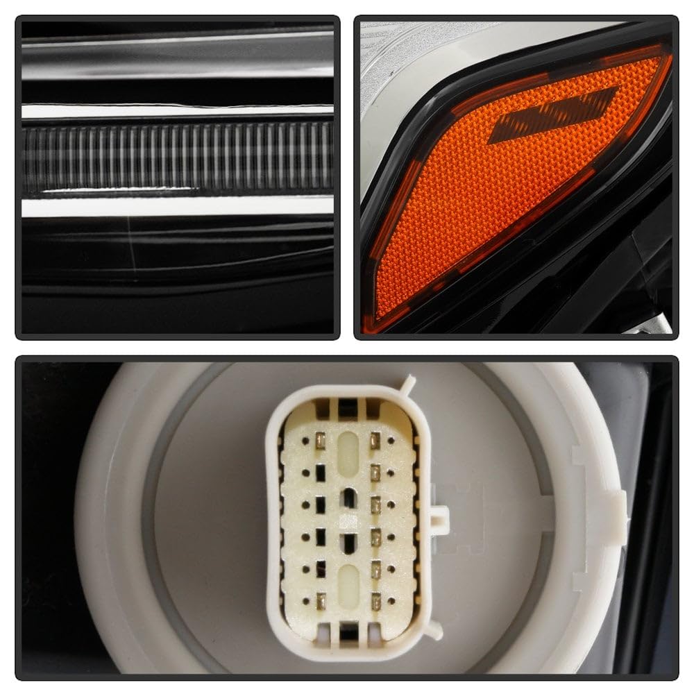 GMC Terrain 18-21 Spyder (POE) Full LED Projector Headlight - Signal-7444NA(Included) - OE Left