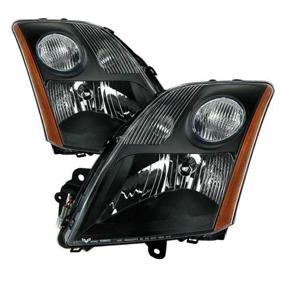Headlight Xtune HD-JH-NS07-2.0L-BK (Nissan Sentra 07-09 L4 2.0L 2.5L Only OEM Style s - Black)