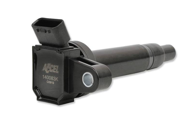 140083K-8 ACCEL Ignition Coils - 8-Pack, Black