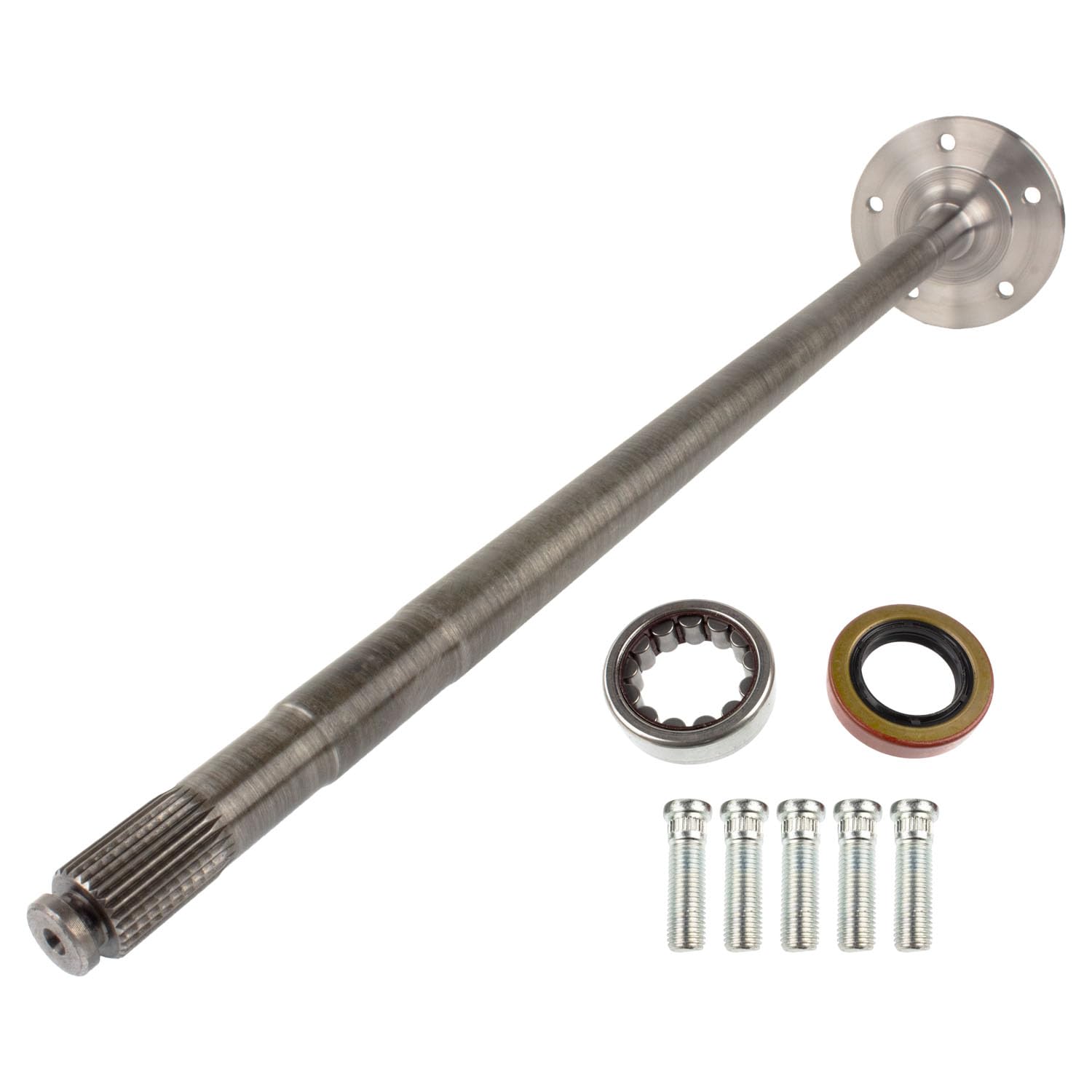 Drive Axle Shaft Assembly EXCEL 92-25177 – Fits GM 7.625" (10 Bolt) – 28 Spline – 32" Length – 5x4.75 Lug Pattern – Includes Bearing, Seal & Studs – Left/Right Fit – For 1993-1997 Camaro & Firebird