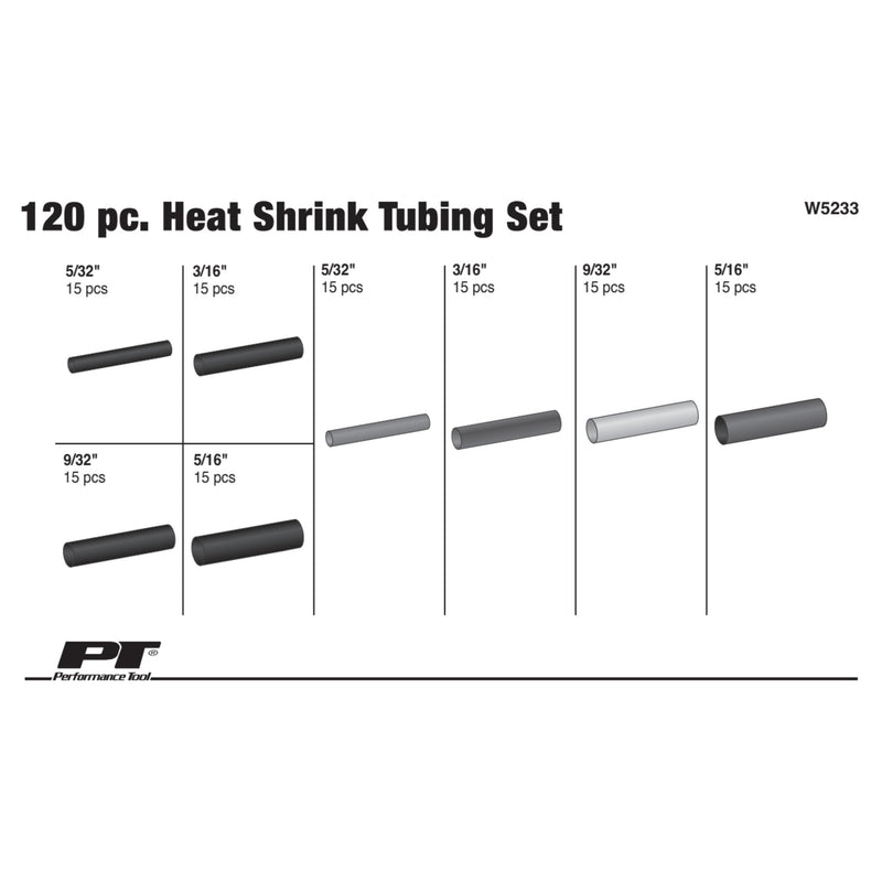 Heat-Shrink Tubing Assortment Performance Tool W5233