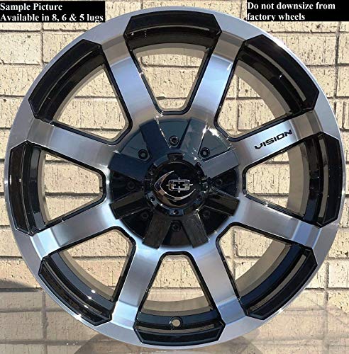 Valor Vision 413 Gloss Black Machined Face Wheel with Machined Finish (17x8.5"/6x120mm)