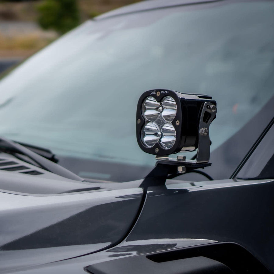 XL Sport Baja Designs LED A-Pillar Light Kit for Ford F-150 Raptor 2021+ Truck (Driving/Combo; Clear)