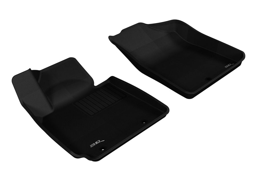 Kagu Floor Mat (Black) 3D MAXpider Custom Fit Compatible with Hyundai Veloster 2012-2017 - R1