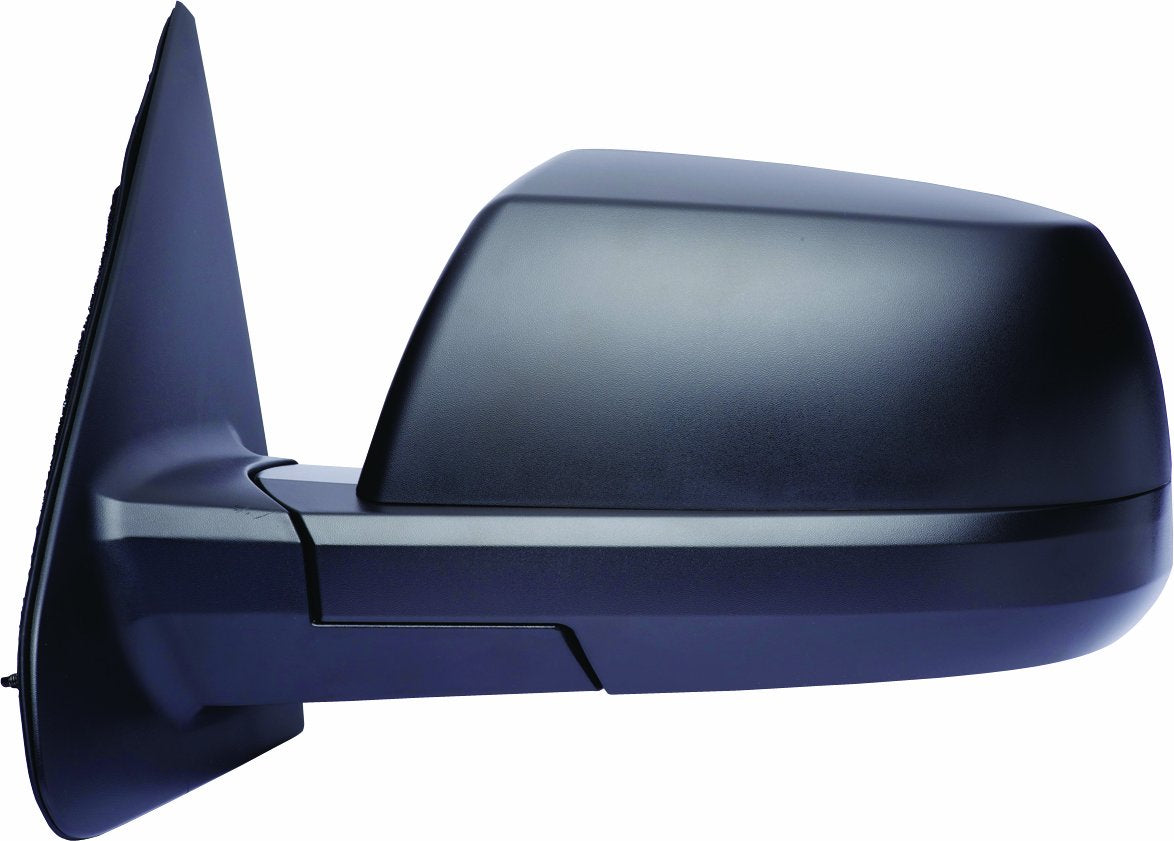 Mirror Driver Side for Toyota Tundra Pick-Up SR-5 Base Model, w/Out Cold Climate Package, Textured Black, Foldaway, Power
