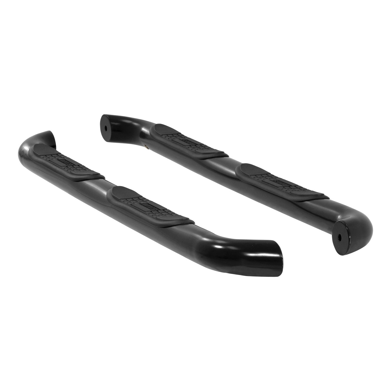3-Inch Round Black Steel ARIES Nerf Bars, No-Drill, Fits Select Toyota Tacoma