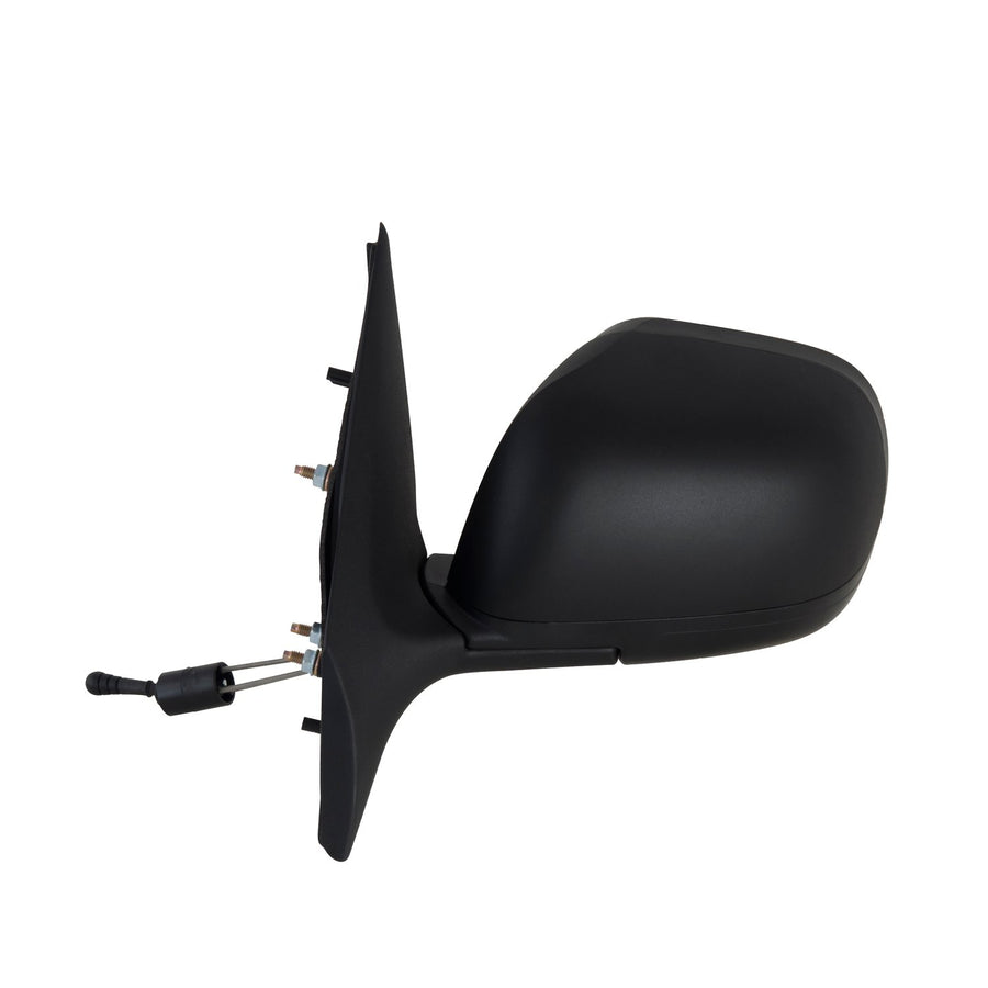 Mirror Driver Side for Nissan Versa Sedan, Textured Black, Foldaway, Manual Remote
