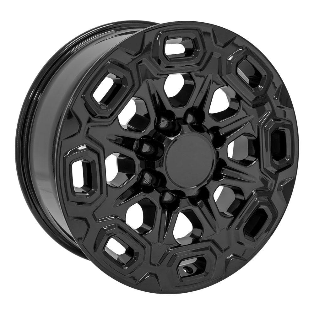 CV64A OE Wheels 20 Inch Rim Fits Silverado 2500/3500 Style 8x165.1 20x8.5 Gloss Black - Hollander 5946 (1)