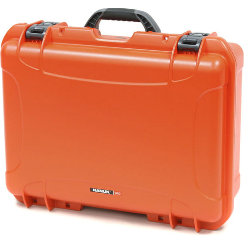 Large Nanuk Series 940 Lightweight NK-7 Resin Waterproof Protective Case with Foam, Orange