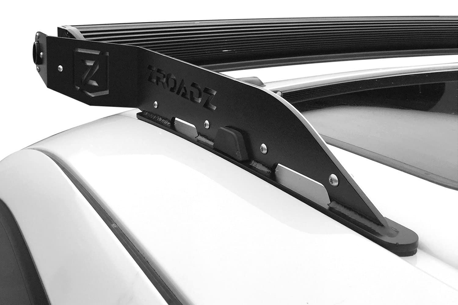 ZROADZ LED Bar Kit Front Roof Mounted - Compatible w/ 1999-2016 ALL Ford F-250, F-350, F-450, F-550 Complete Kit with Mounting Brackets, 52" Curved Zroadz Led bar & Wiring Harness- PN #Z335461-KIT-C