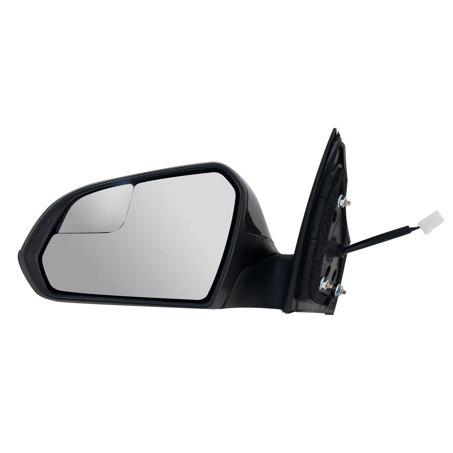 Fit System Mirror Driver Side for Hyundai Sonata, Eco, Textured Black w/PTM Cover, Foldaway, w/o spot Mirror, w/o Memory, Power