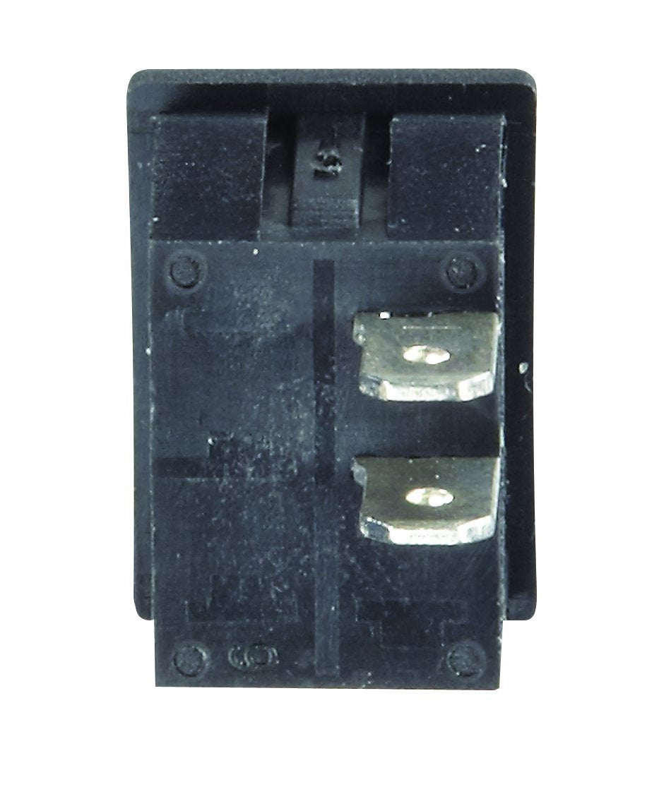 Rocker Switch RV Designer S431, 10 Amp, On / Off, SPST, Black, DC Electrical
