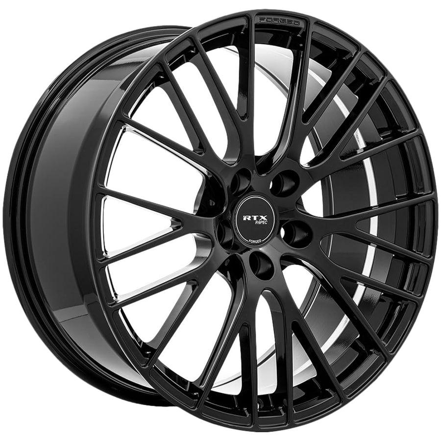 Custom RTX RS04F Wheel - 19x8.5, 35 Offset, 5x114.3 Bolt Pattern, 64.1mm Hub - Gloss Black Rim