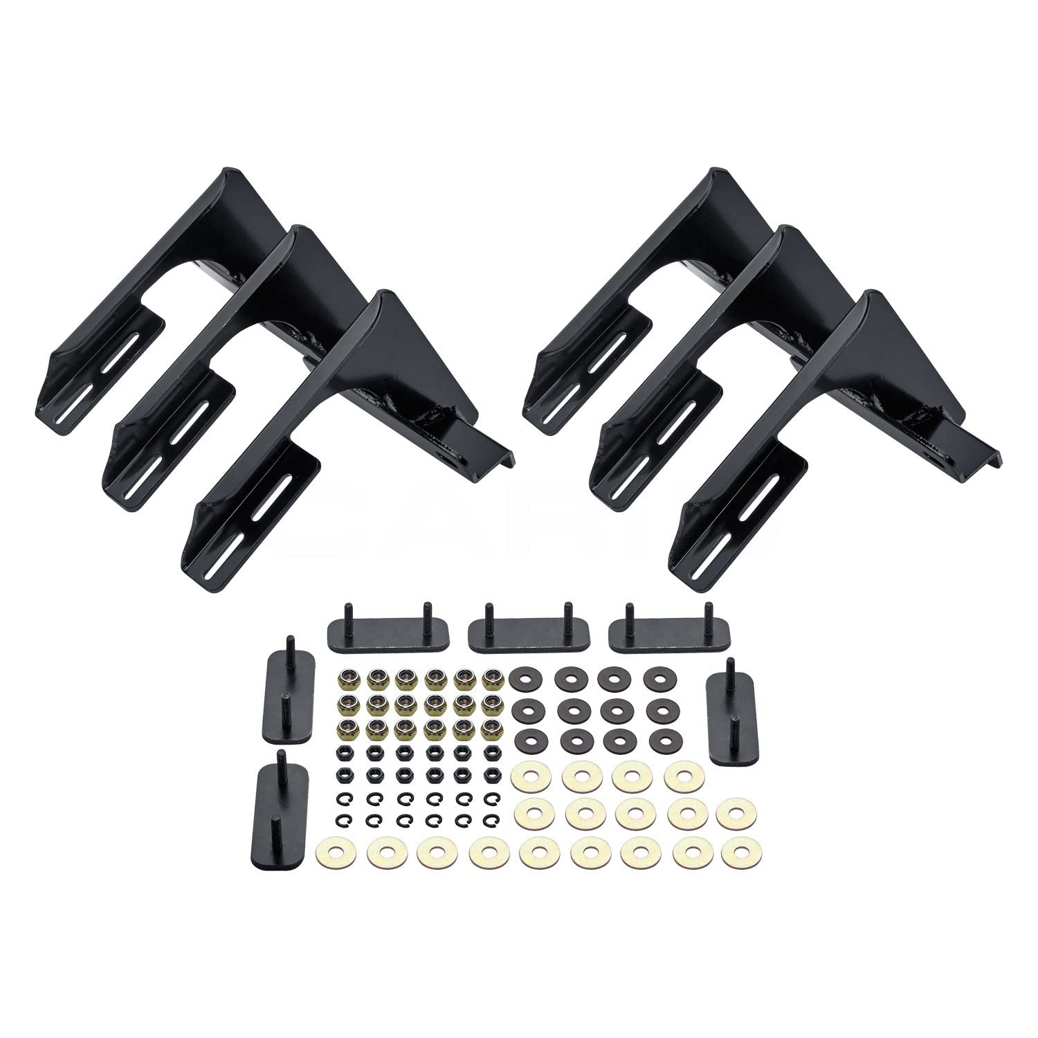 STX600 Series Steelcraft Running Boards Incl. Mounting Brackets Hardware Black STX600 Series Running Boards