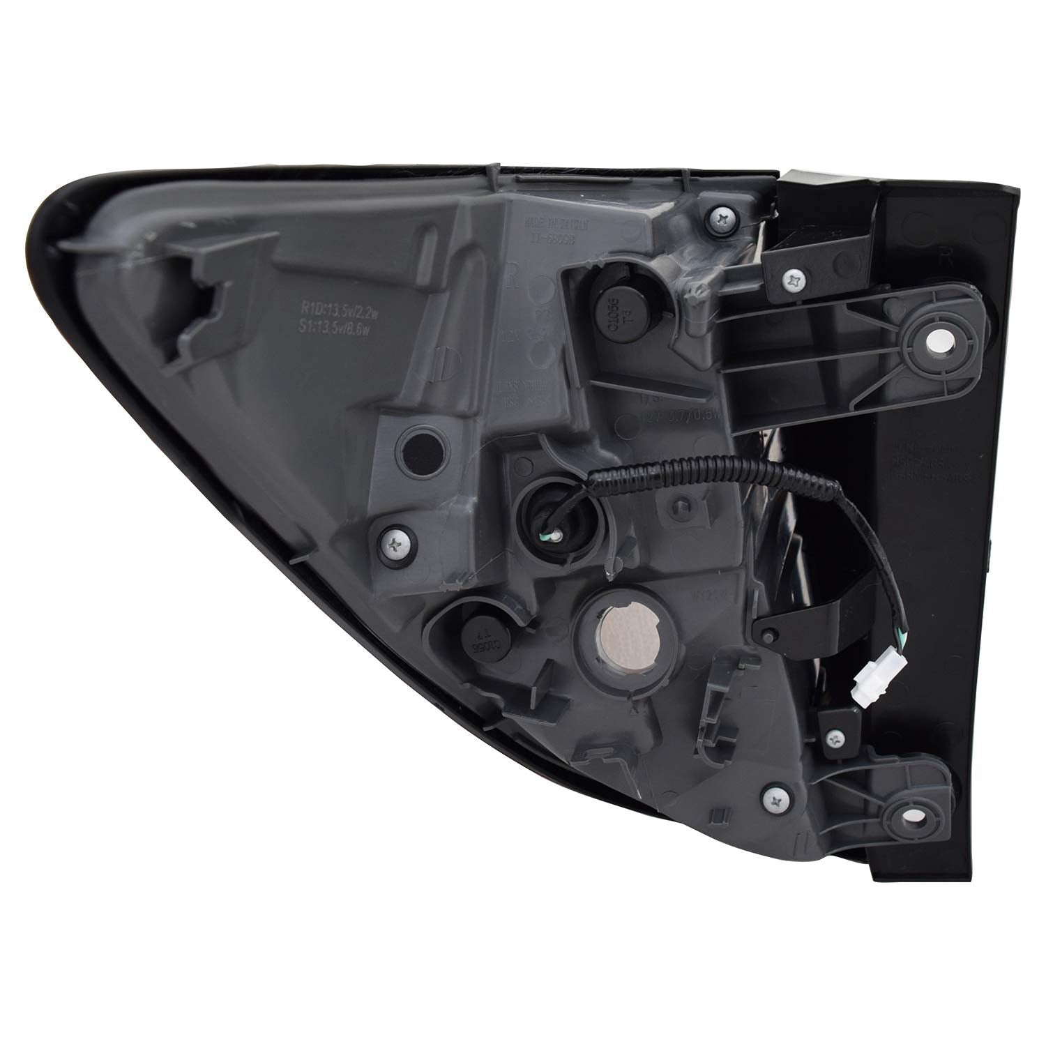 Right TYC Tail Light Assembly Compatible with 2019-2021 Honda HR-V