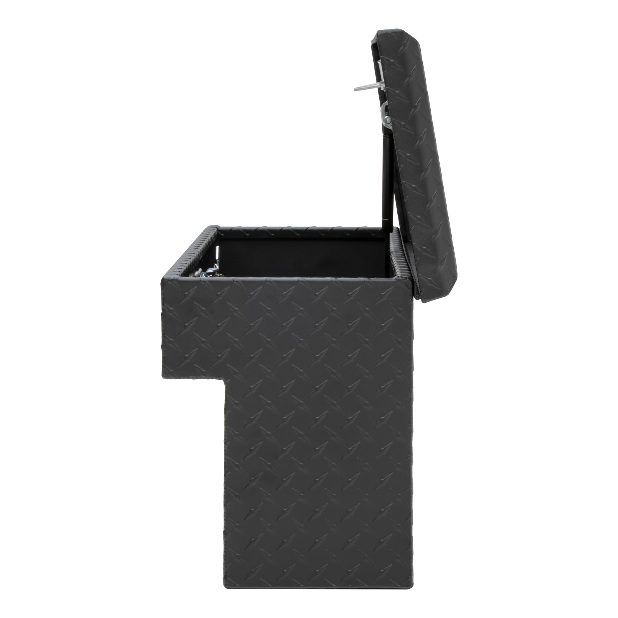 33-Inch UWS EC10993 Matte Black Heavy-Wall Aluminum UTV Side Tool Box for Select Polaris Ranger, RigidCore Lid