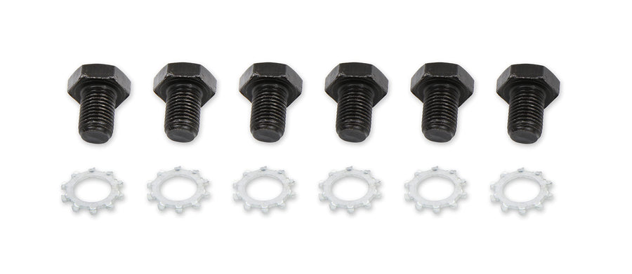 Flexplate Mr. Gasket, Bolts Gr.8 Gm, Black
