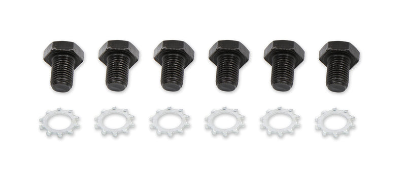 Flexplate Mr. Gasket, Bolts Gr.8 Gm, Black