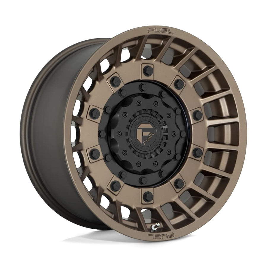 20x9 D725 MILITIA, Bolt Pattern: 6x135/5.5, Offset: 1, MATTE BRONZE & BLACK, set of 1