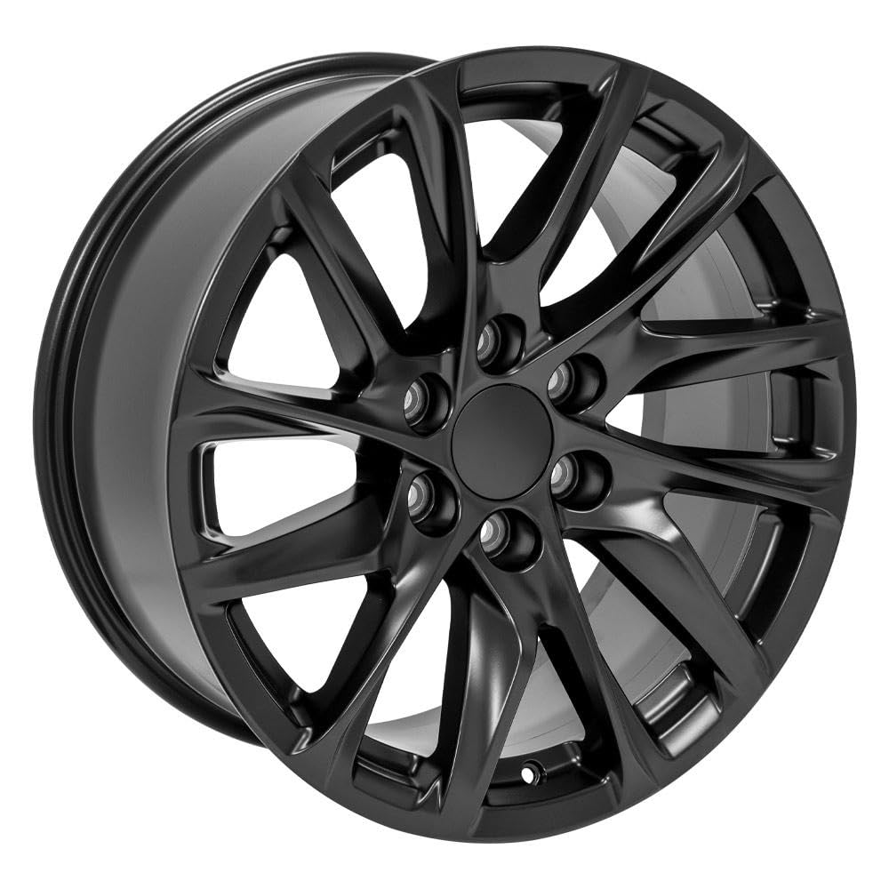 20 Inch OE Wheels CA90 Rim Fits Escalade Style 6x139.7 20x9 Satin Black - Hollander 4875 (1)