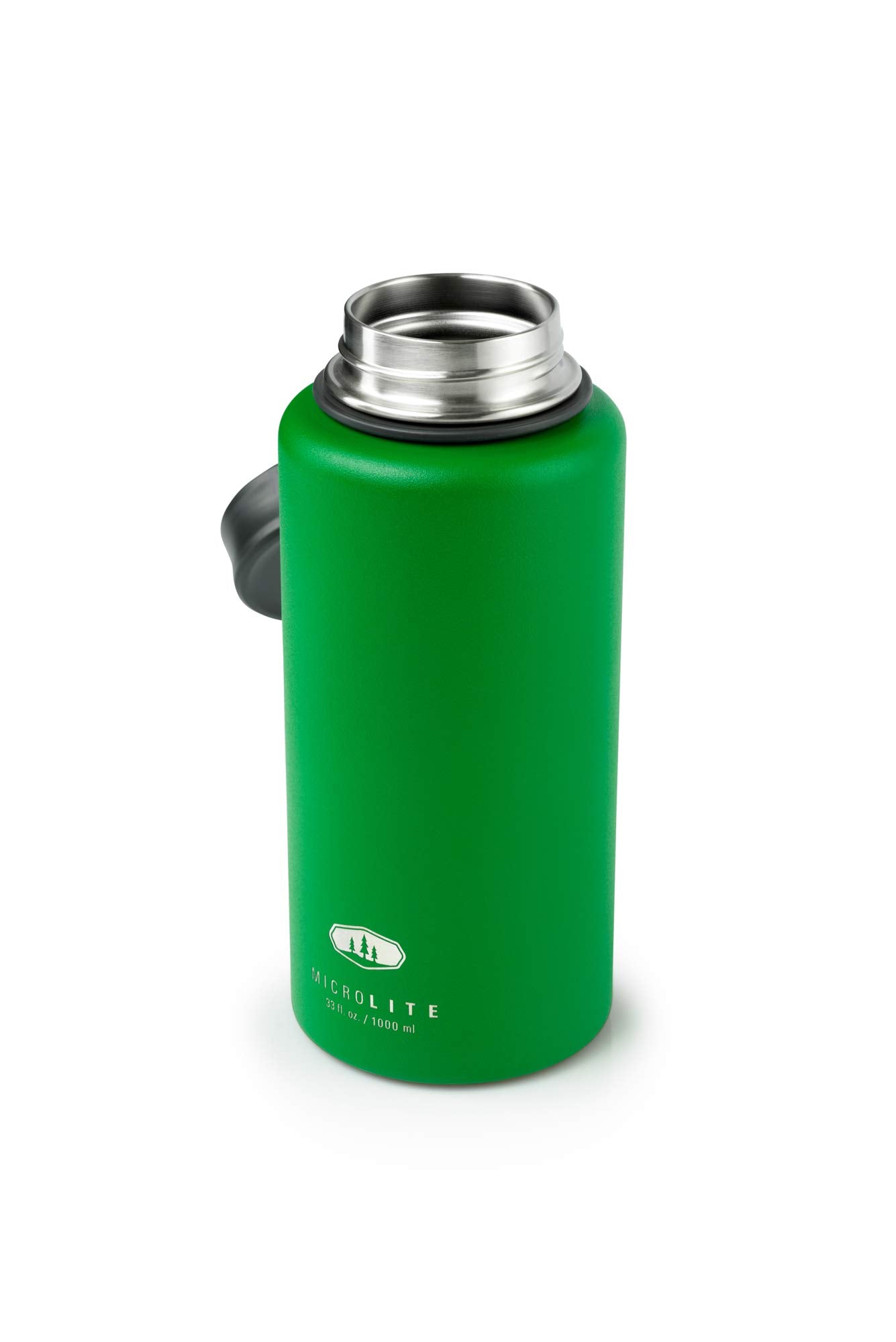 Microlite 1000 Twist GSI Outdoors 33 fl.oz. Vacuum Insulated Stainless Steel Water Bottle, Campsite