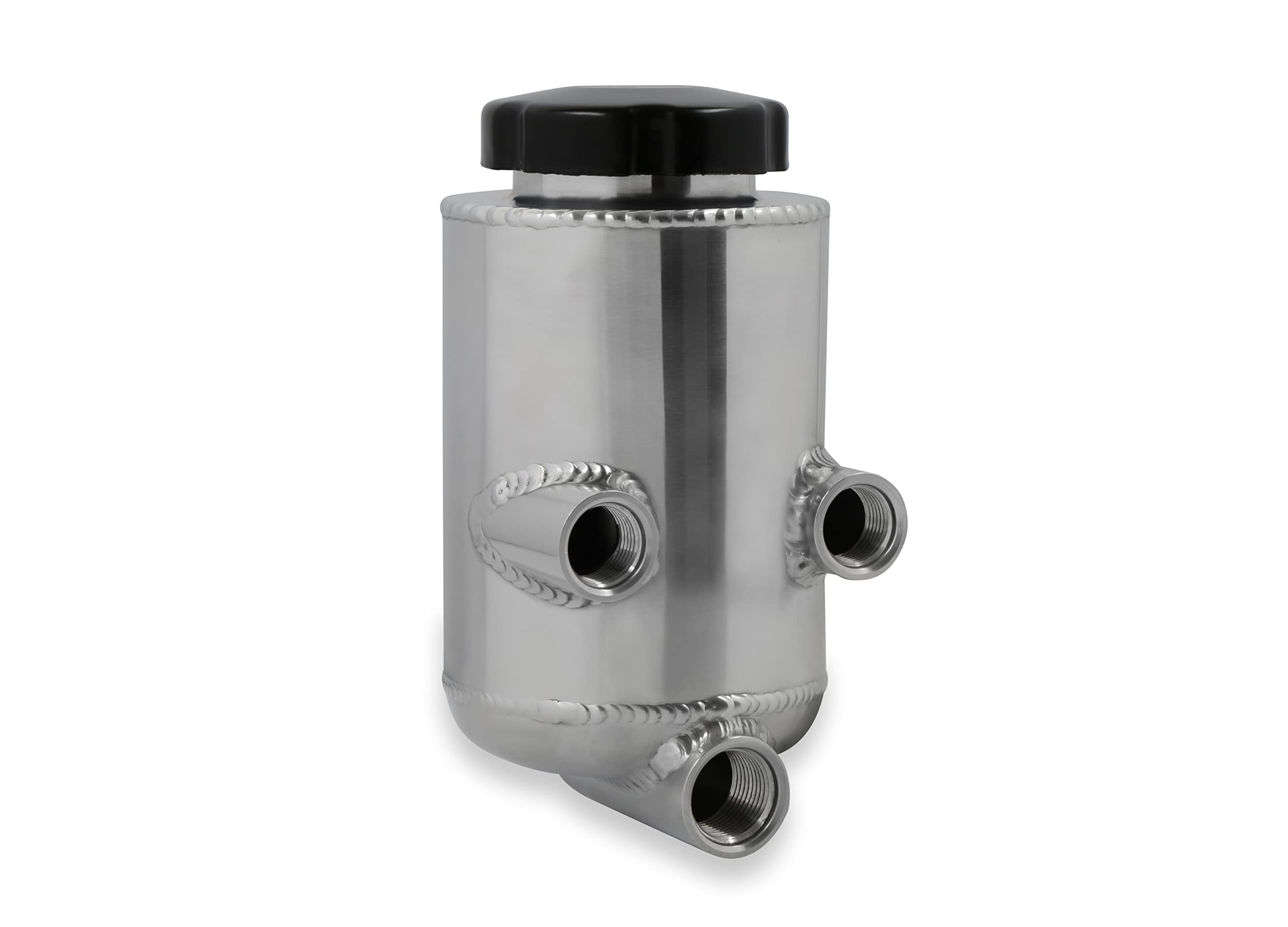 198-211 Holley Power Steering Remote Reservoir Polished Aluminum