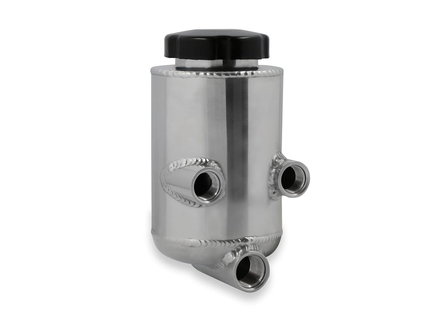 198-211 Holley Power Steering Remote Reservoir Polished Aluminum