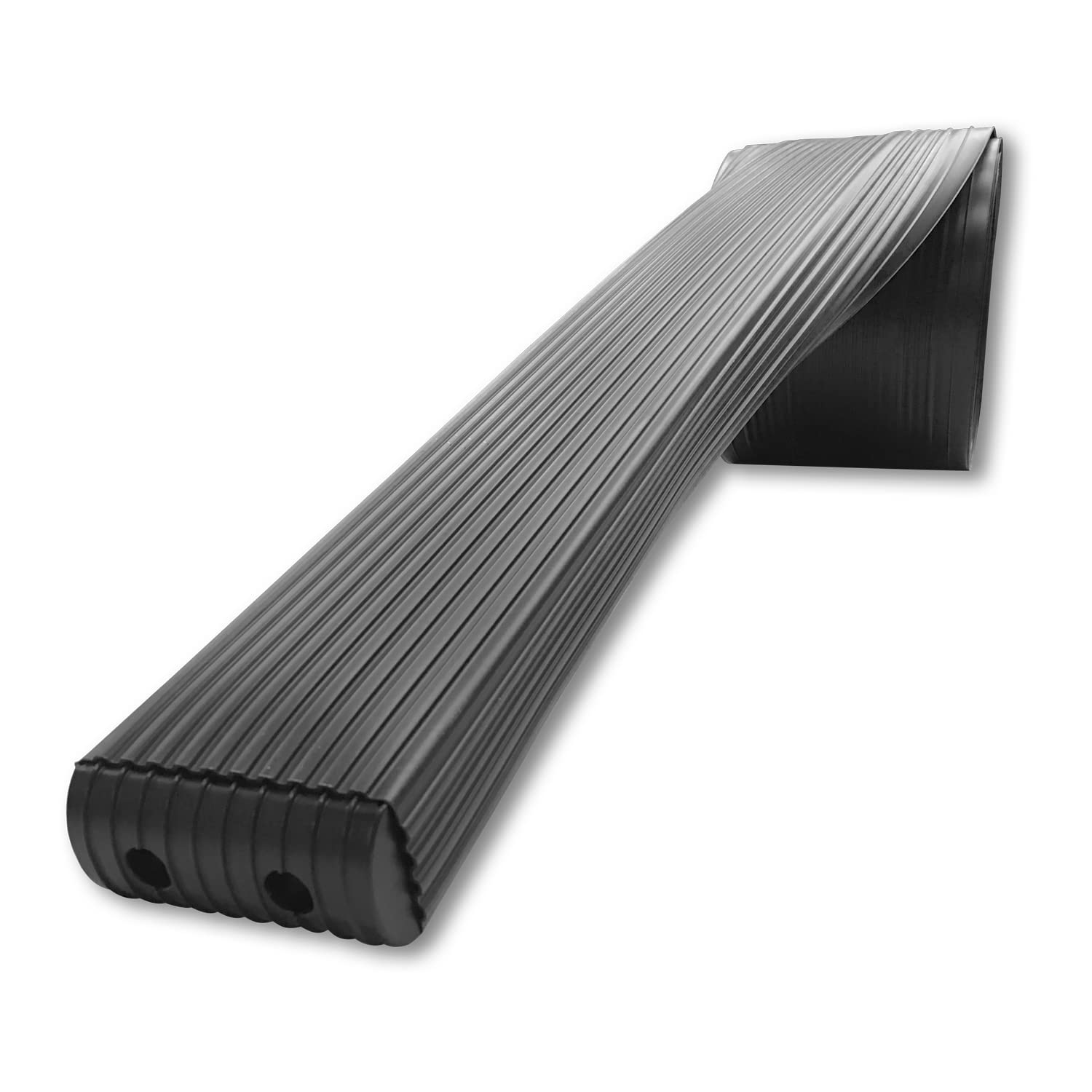 Bunk Wrap Caliber Endcaps 23053-BK, 4-Pack of 2 x 6" Endcaps with Hardware, Black