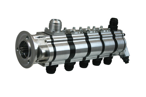 5 Stage Moroso Tri Lobe Dry Sump Oil Pump, V-Band Mount, Use w/Alston Front Drive, 1.2" Pressure Section