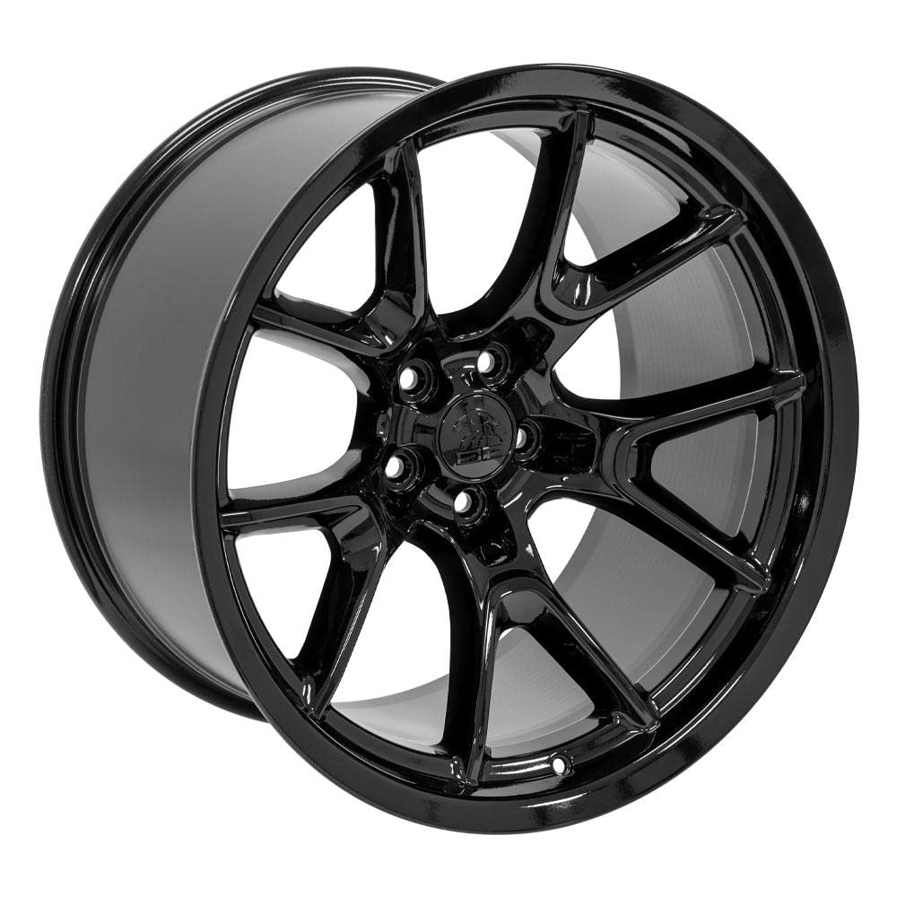 20 Inch OE Wheels DG21 Rim Fits Challenger 50th Anniversary Style 5x115 20x11 Gloss Black - Hollander 10369 (1)