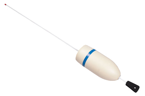 Pick-up or Diving Mast Buoy, Taylor Made Products 22126, White / Blue Stripe, Mast Length 96 inch