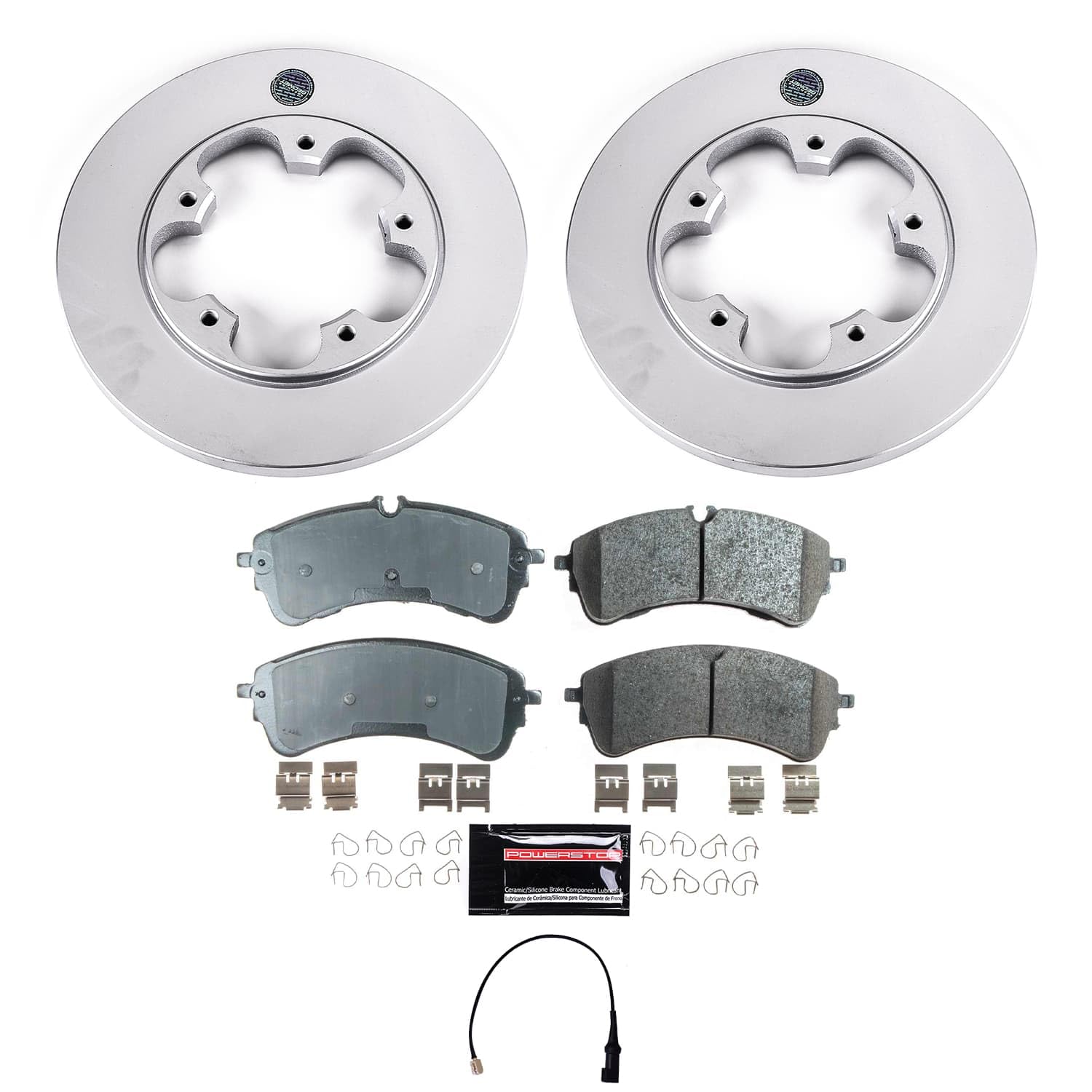Power Stop KOE9057 Rear Brake Pads and Rotors Stock Replacement Brake Kit Autospecialty