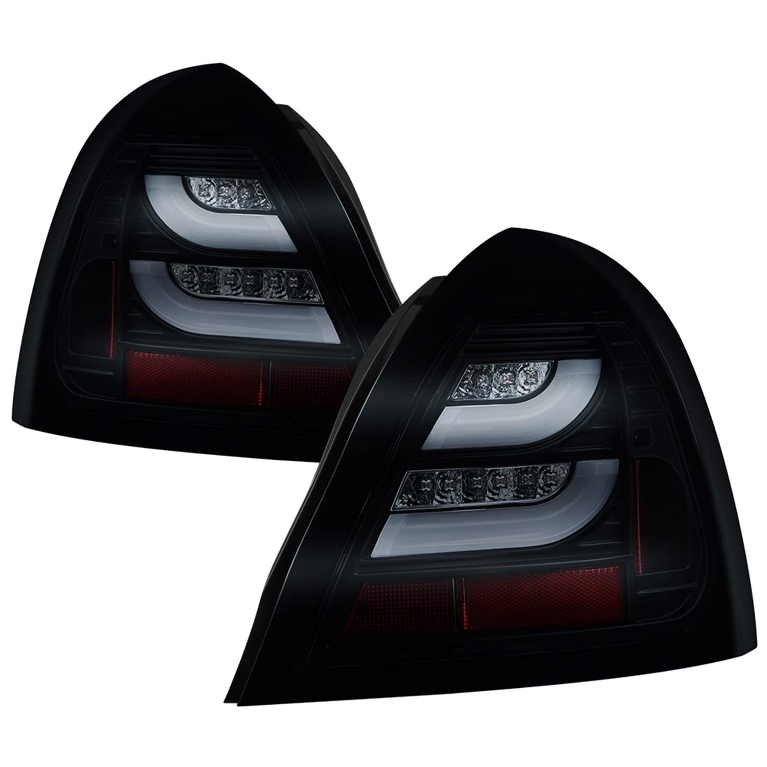 Pontiac Grand Prix 04-08 Spyder 5084385 Light Bar LED Tail Light - Black Smoke
