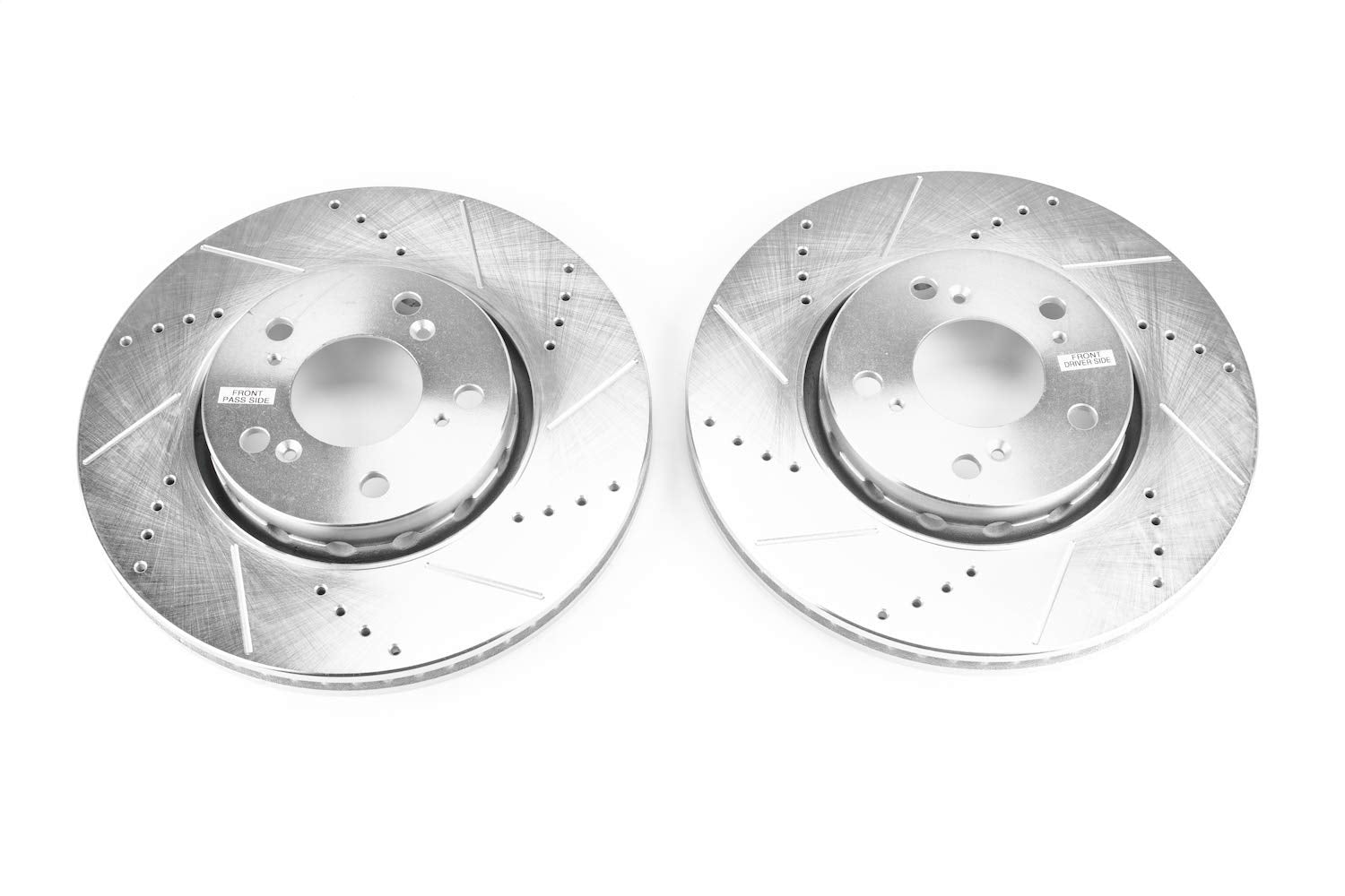 Power Stop Drilled and Slotted JBR1588XPR Front Brake Rotor Pair For Acura RLX 2014-2020 [Model Specific]