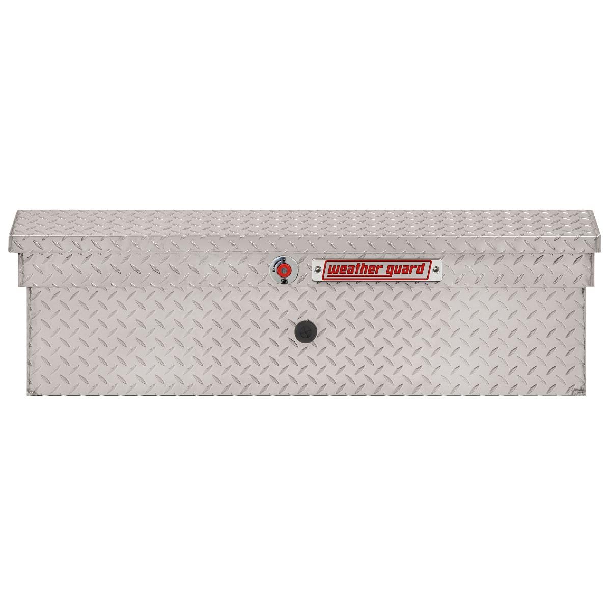 Weather Guard 41in Model 180-0-04 Low Profile Lo-Side Box, Aluminum, Clear, 3.0 cu ft