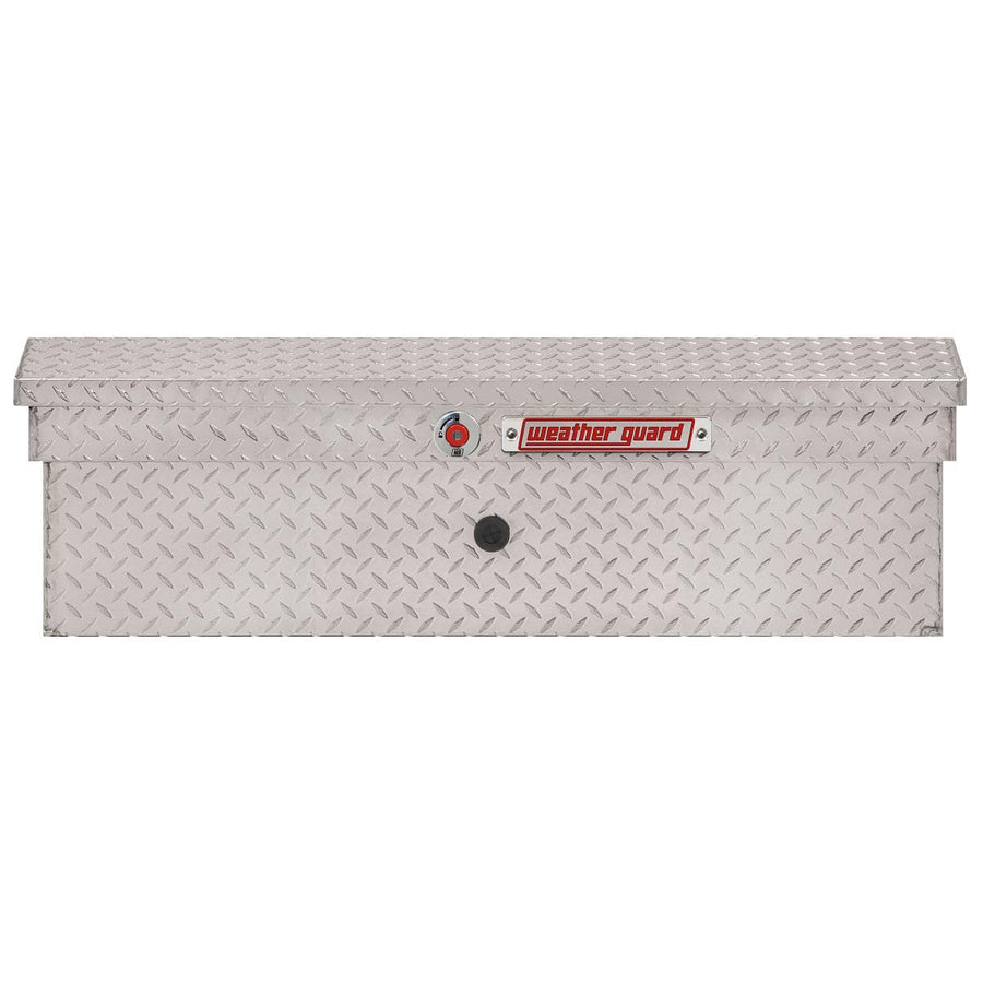 Weather Guard 41in Model 180-0-04 Low Profile Lo-Side Box, Aluminum, Clear, 3.0 cu ft