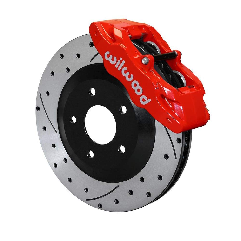 Front Caliper & Rotor Kit, Red SLC56