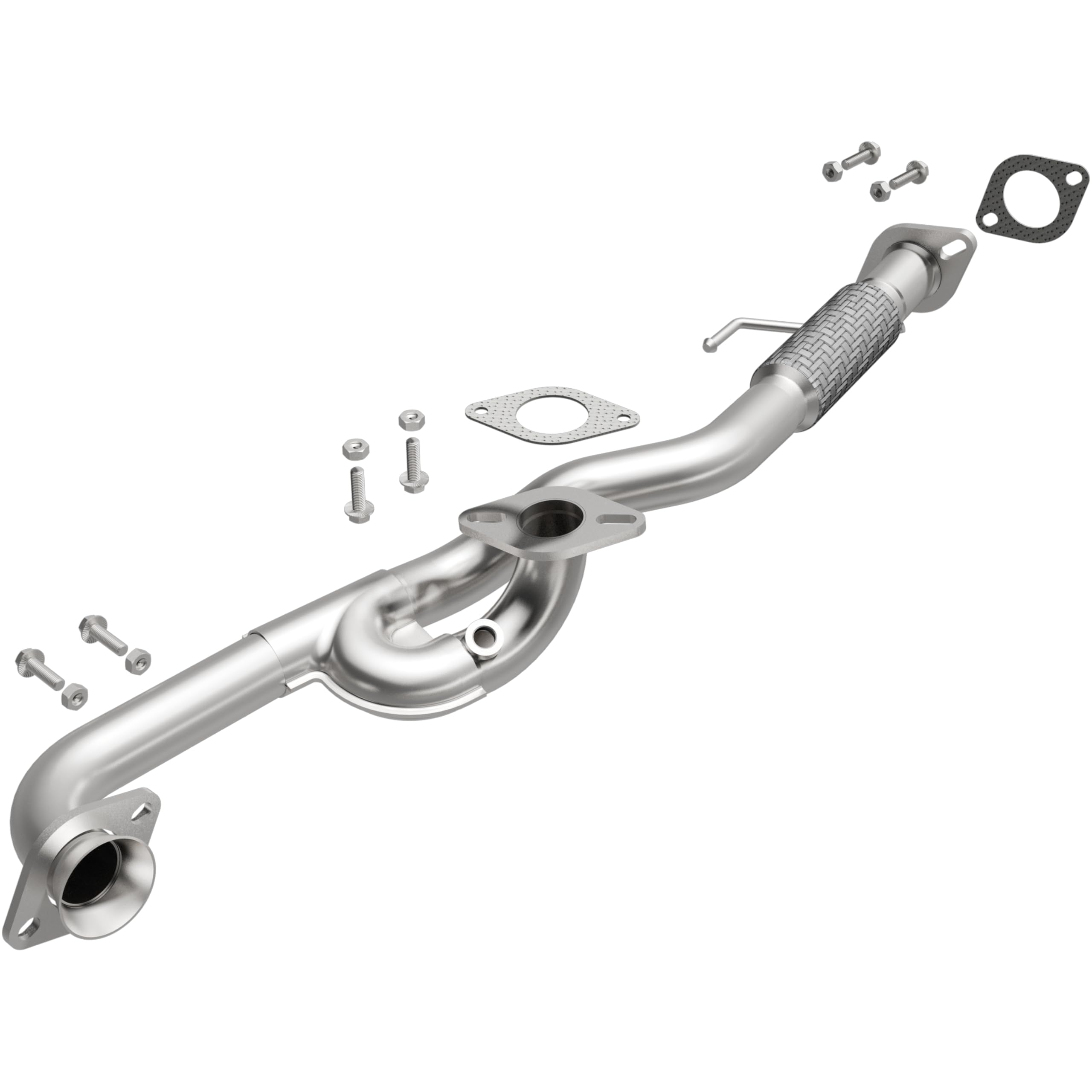 Replacement BRExhaust Front Pipe Kit 107-0011: Direct-Fit, Compatible with 05-08 Escape, Mariner, Tribute 2.3L, 3.0L